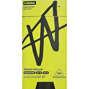 Lot of 2 New W By Jake Paul Men's Antiperspirant Deodorant Solids 2.6 oz Ea. NEW